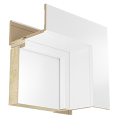 Схема-разрез телескопического погонажа